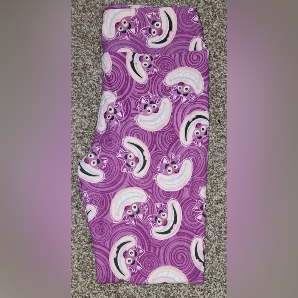 Lularoe Leggings OS  Cheshire Cat Alice In Wonderland Leggings